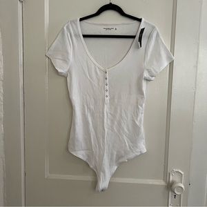 NWT Abercrombie & Fitch Henley Bodysuit